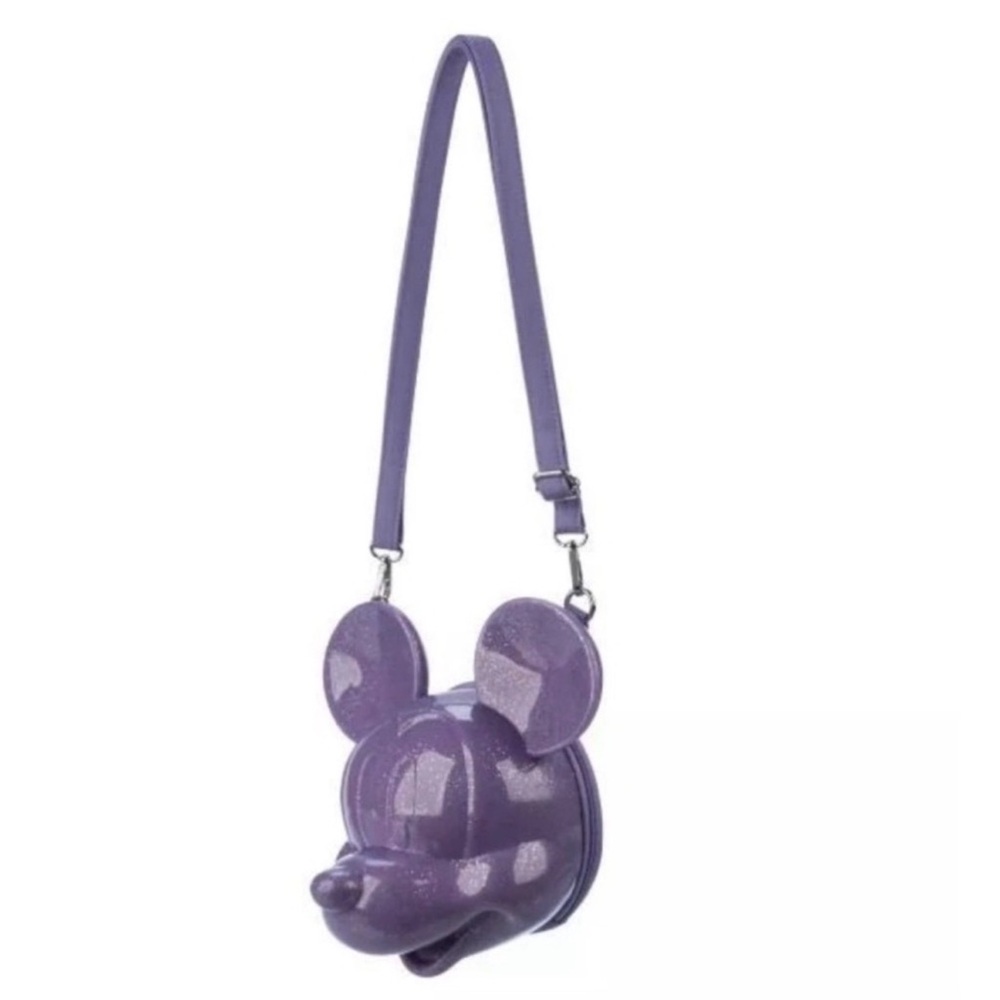 Purple Glitter Mickey Mouse Backpack
